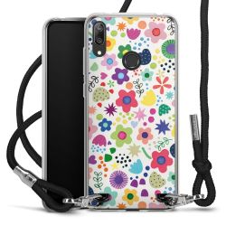 Carry Case Transparent Fabric black/silver