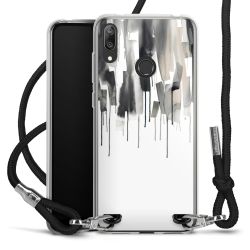 Carry Case Transparent Fabric black/silver