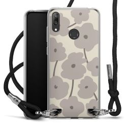 New Carry Case Transparent Stoff schwarz/silber