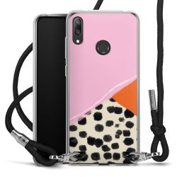 New Carry Case Transparent Stoff schwarz/silber