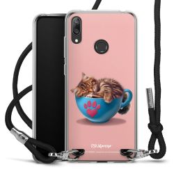 New Carry Case Transparent Stoff schwarz/silber