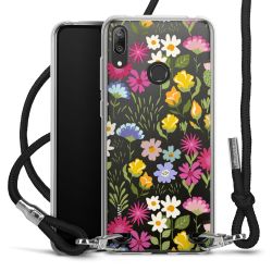 New Carry Case Transparent Stoff schwarz/silber