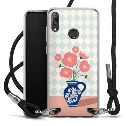 New Carry Case Transparent Stoff schwarz/silber