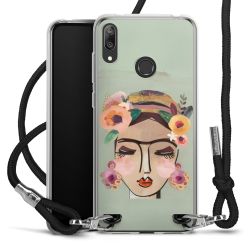 New Carry Case Transparent Stoff schwarz/silber