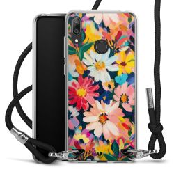 New Carry Case Transparent Stoff schwarz/silber