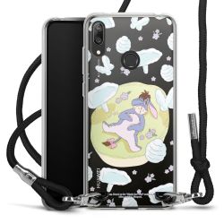 New Carry Case Transparent Stoff schwarz/silber