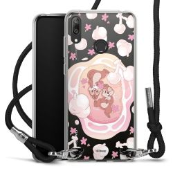 New Carry Case Transparent Stoff schwarz/silber