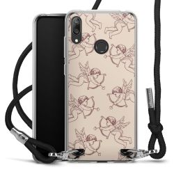 New Carry Case Transparent Stoff schwarz/silber