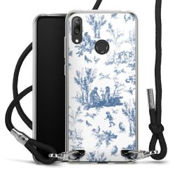 New Carry Case Transparent Stoff schwarz/silber