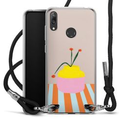 New Carry Case Transparent Stoff schwarz/silber