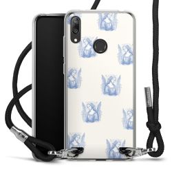 New Carry Case Transparent Stoff schwarz/silber