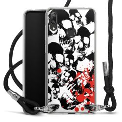 Carry Case Transparent Fabric black/silver