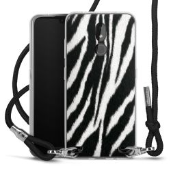 Carry Case Transparent Fabric black/silver