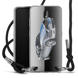 Carry Case Transparent Fabric black/silver