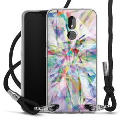 Carry Case Transparent Fabric black/silver