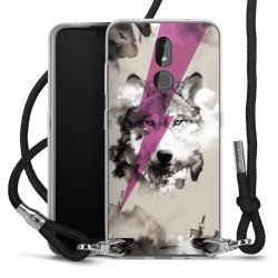 Carry Case Transparent Fabric black/silver