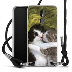 Carry Case Transparent Fabric black/silver