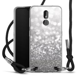 Carry Case Transparent Fabric black/silver