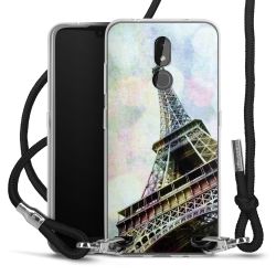 Carry Case Transparent Fabric black/silver