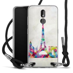 Carry Case Transparent Fabric black/silver