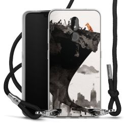 Carry Case Transparent Fabric black/silver