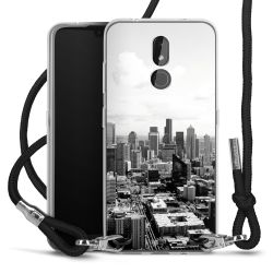 Carry Case Transparent Fabric black/silver