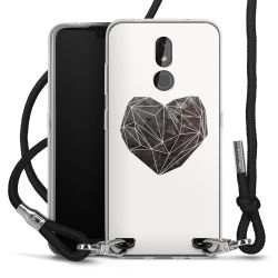 Carry Case Transparent Fabric black/silver