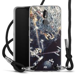 Carry Case Transparent Fabric black/silver