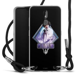 Carry Case Transparent Fabric black/silver