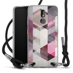 Carry Case Transparent Fabric black/silver