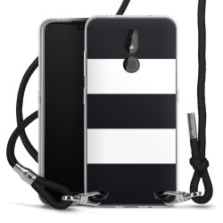 Carry Case Transparent Fabric black/silver