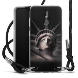 Carry Case Transparent Fabric black/silver