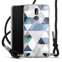 Carry Case Transparent Fabric black/silver