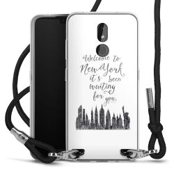 Carry Case Transparent Fabric black/silver