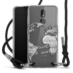 Carry Case Transparent Fabric black/silver