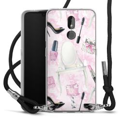 Carry Case Transparent Fabric black/silver