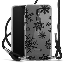 Carry Case Transparent Fabric black/silver