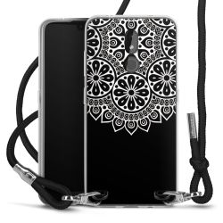 Carry Case Transparent Fabric black/silver