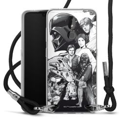 Carry Case Transparent Fabric black/silver