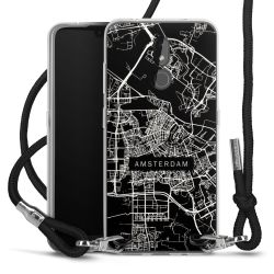 Carry Case Transparent Fabric black/silver