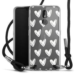 Carry Case Transparent Fabric black/silver