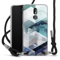 Carry Case Transparent Fabric black/silver