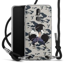 Carry Case Transparent Fabric black/silver