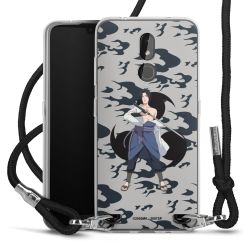 Carry Case Transparent Fabric black/silver