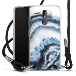 Carry Case Transparent Fabric black/silver