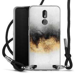 Carry Case Transparent Fabric black/silver