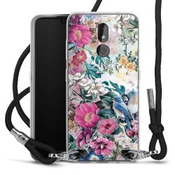 Carry Case Transparent Fabric black/silver