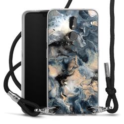 Carry Case Transparent Fabric black/silver