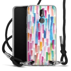 Carry Case Transparent Fabric black/silver