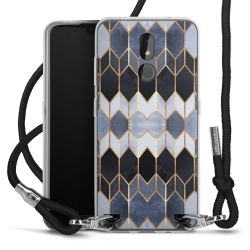 Carry Case Transparent Fabric black/silver